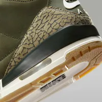 Nike Air Jordan 3 Retro мужские Кроссовки цвет зеленый