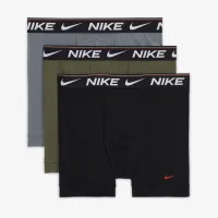 Nike Ultra Comfort чоловічі Dri-FIT Long Boxer Brief (3 пари) колір чорний