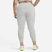 Nike Sportswear Essential жіноча 7/8 Mid-Rise лосіни (великі розміри) колір сірий