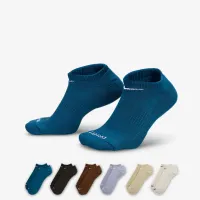 Nike Everyday Plus Cushioned тренировочные No-Show носки (6 пары) многоцветный
