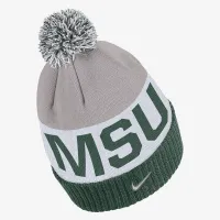 Michigan State Nike College Beanie цвет зеленый