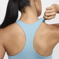 Nike Swoosh женская Medium-Support Padded Sports Bra Tank синий