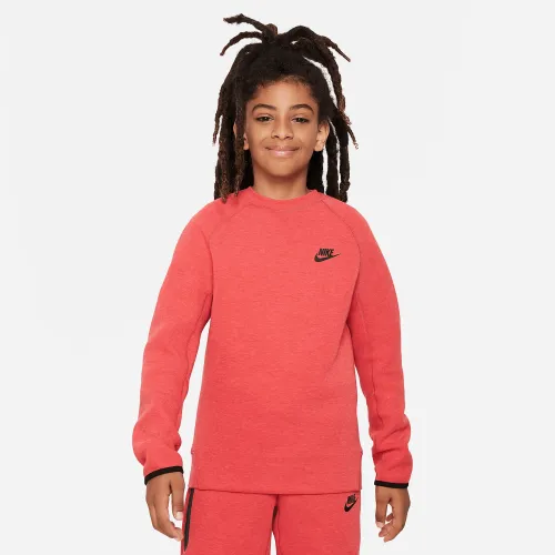 Nike Sportswear Tech Fleece Big дитячі (для хлопчиків) світшот колір червоний