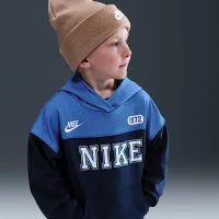 Nike Sportswear Little детские P.E. Blocked Pullover Толстовка с капюшоном and Pants набор синий