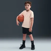 Nike Little детские Kobe футболка цвет коричневый