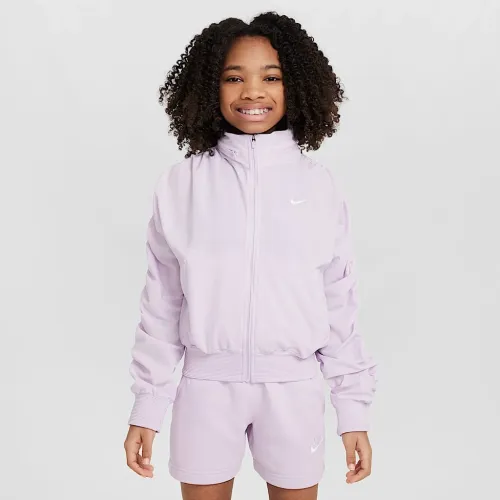 Nike Girls' Dri-FIT Lightweight Куртка цвет фиолетовый