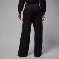 Nike Jordan Flight Fleece жіноча French Terry Open-Hem Pants колір чорний