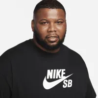 Nike SB Logo Skate футболка цвет черный