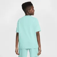 Nike Multi Big детские (для мальчиков) Dri-FIT Graphic тренировочные Top цвет зеленый
