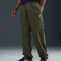 Nike Sportswear Club мужские Woven Cargo Pants цвет зеленый