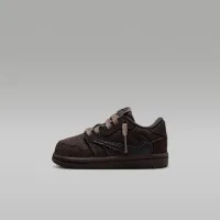 Nike Jordan 1 Low x Travis Scott Baby/Toddler Кросівки колір коричневий