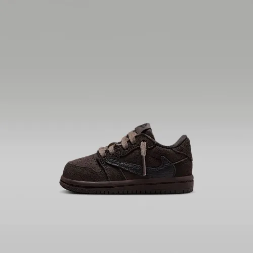 Nike Jordan 1 Low x Travis Scott Baby/Toddler Кросівки колір коричневий