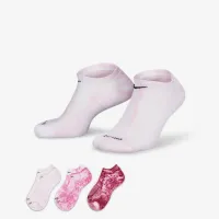 Nike Everyday Plus Cushioned No-Show шкарпетки (3 пар) різнокольорові