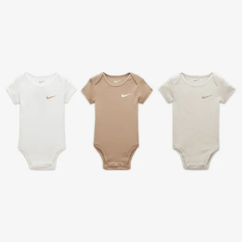 Nike Mini Me Baby (0-9M) 3 пары Bodysuits многоцветный
