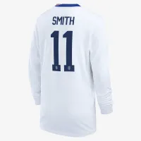 Sophia Smith USWNT 2024 Stadium Home Big детские Nike Dri-FIT Long-Sleeve Soccer Jersey цвет белый