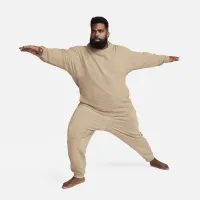 Nike Yoga чоловічі Dri-FIT Pullover колір коричневий