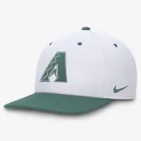 Arizona Diamondbacks Bicoastal 2-Tone Pro чоловічі Nike Dri-FIT MLB Adjustable Hat колір білий