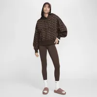 Nike One женская С высокой Талией Full-Length лосины цвет коричневый