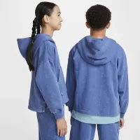 Nike Culture Of баскетбольні Big дитячі Fleece Pullover Толстовка з капюшоном блакитний