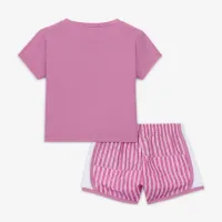 Nike Dri-FIT Femme Pop Baby (12-24M) футболка and Tempo шорти комплект Pink