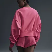 Nike Sportswear Phoenix Fleece женская Over-оверсайз Crew-Neck свитшот Pink