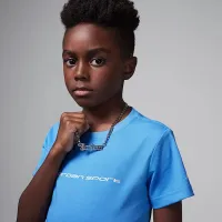 Nike Jordan Dri-FIT Sport Little детские футболка синий