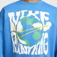 Nike Run Energy чоловічі Dri-FIT Fleece Running Crew блакитний