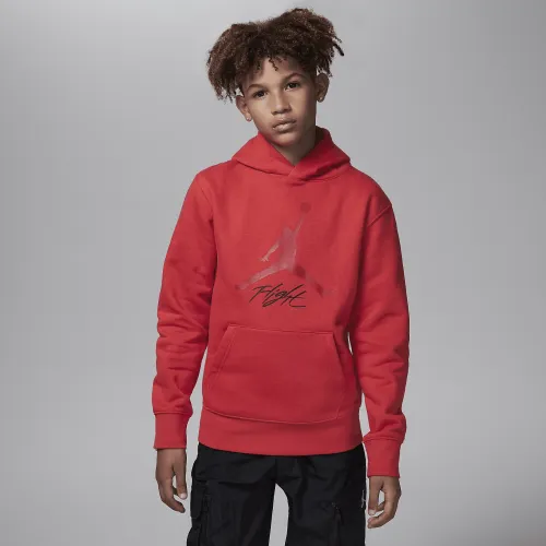 Nike Jordan MJ Baseline Pullover Толстовка с капюшоном Big Kids Толстовка с капюшоном Red