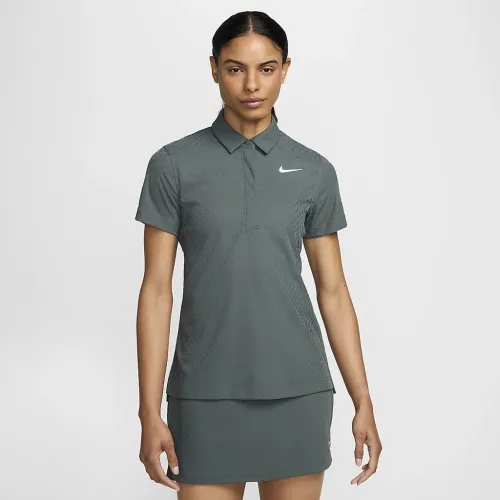 Nike Tour женская Dri-FIT ADV Short-Sleeve для гольфа Polo цвет зеленый