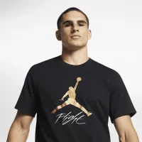 Nike Jordan Jumpman Flight чоловічі футболка колір чорний