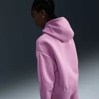 Nike Sportswear Tech Fleece женская оверсайз Толстовка с капюшоном Pink
