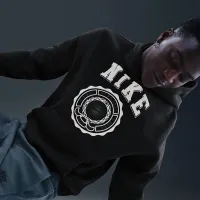 Nike Club мужские Pull-Over Fleece Толстовка с капюшоном цвет черный