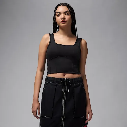 Nike Jordan женская Cropped Tank Top цвет черный