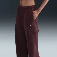 Nike Sportswear Phoenix Fleece жіноча Cargo Sweatpants колір червоний
