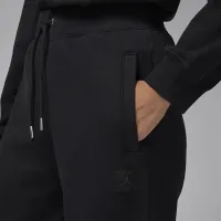 Nike Jordan Flight Fleece жіноча Open-Hem Pants колір чорний