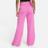 Nike Sportswear Phoenix Fleece женская С высокой Талией Wide-Leg Sweatpants Pink