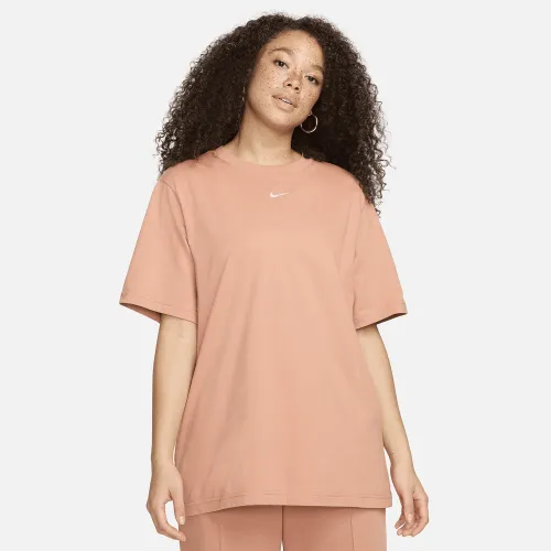 Nike Sportswear Essential женская футболка цвет коричневый