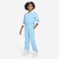Nike Sportswear Club Fleece Big детские (Girls') Wide-Leg Pants синий