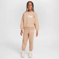 Nike Cozy Comfort Little дитячі 2-Piece Crew комплект колір коричневий