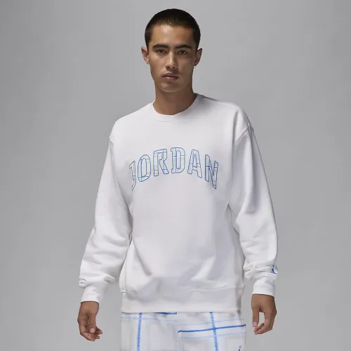 Nike Jordan Essentials чоловічі Fleece Crew-Neck світшот колір білий