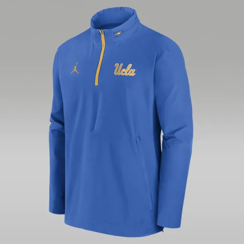 UCLA Bruins Sideline Coach чоловічі Nike College 1/2-Zip Hooded Куртка блакитний
