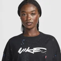 Nike Sportswear Breaking женская оверсайз Short-Sleeve футболка цвет черный