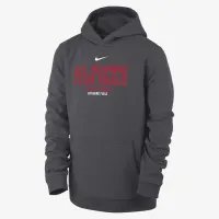 Nike Club Fleece Big детские Running Pullover Толстовка с капюшоном цвет серый