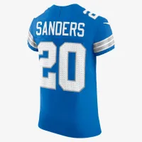 Barry Sanders Detroit Lions чоловічі Nike Dri-FIT NFL Elite Football Jersey блакитний