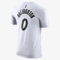 Tyrese Haliburton Indiana Pacers Essential City Edition мужские Nike NBA футболка цвет белый