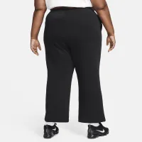 Nike Sportswear Club Fleece женская Mid-Rise Wide-Leg Sweatpants (большие размеры) цвет черный