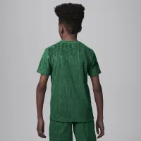 Nike Jordan Fuel Up, Cool Down Big детские Printed Terry футболка цвет зеленый