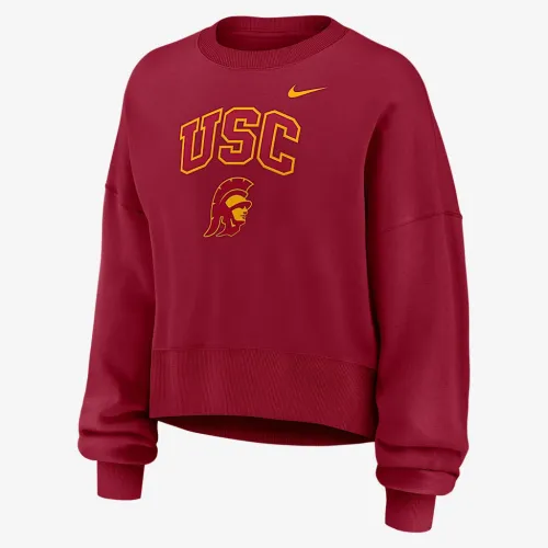 USC Phoenix Arch жіноча Nike College Pullover Crew колір червоний