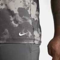 Nike Dri-FIT чоловічі Allover Print Short-Sleeve Yoga Top колір сірий