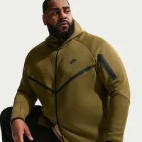 Nike Tech чоловічі Fleece Windrunner Full-Zip Куртка колір коричневий